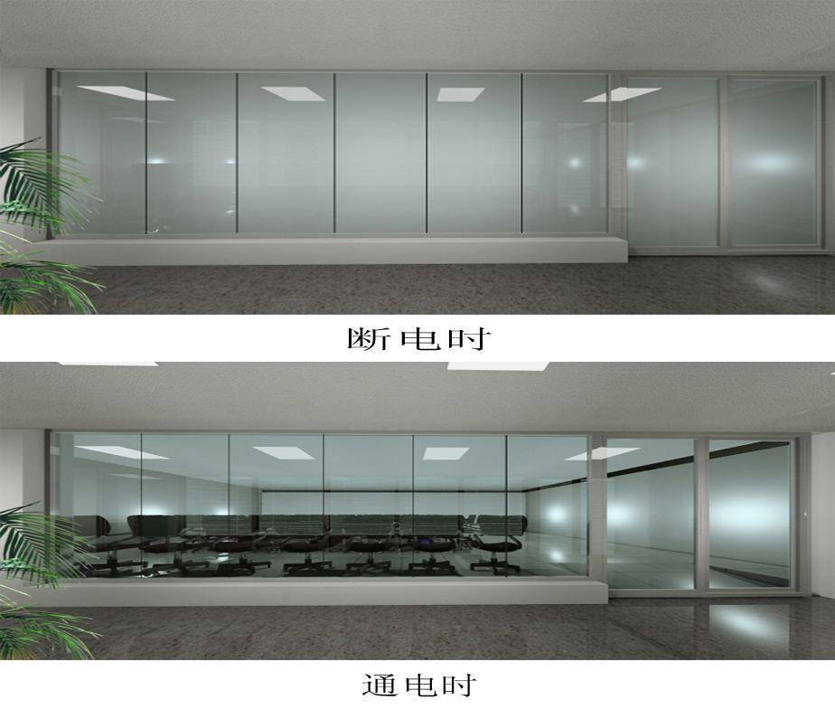 專業(yè)的調(diào)光玻璃定制 明鴻調(diào)光玻璃制作批發(fā)